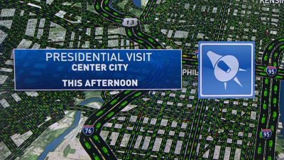 Expect traffic delays during President Biden's Center City visit