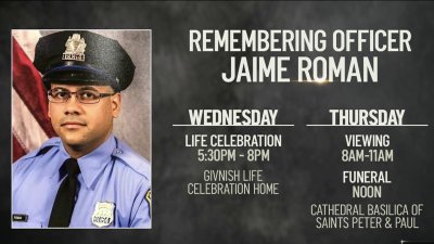 Funeral arrangements have been made for Philly officer killed in the line of duty