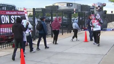 Aramark workers to strike outside South Philadelphia Sports Complex