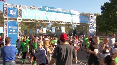 Raising money for pediatric cancer treatment, research at CHOP one step at a time