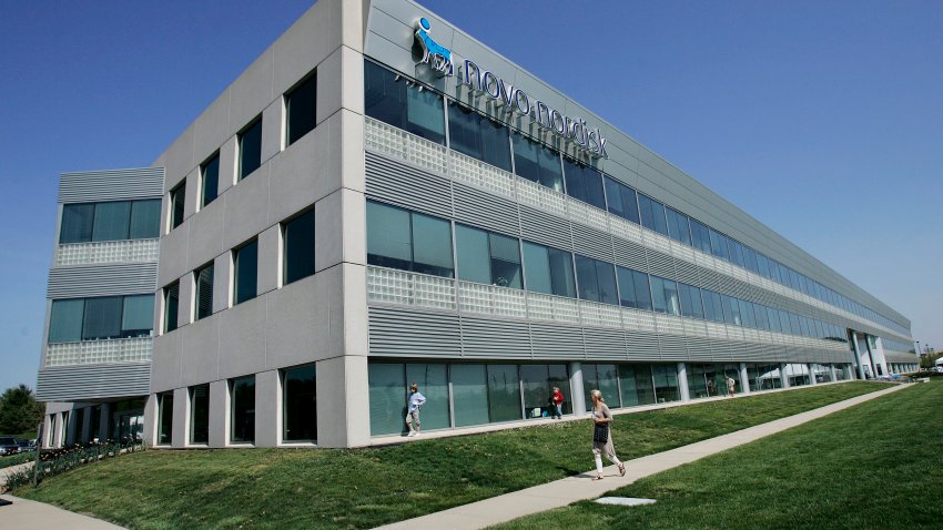 A view of the former North American headquarters of Novo Nordisk, Inc., in Plainsboro, N.J.