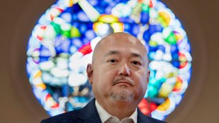 Dr. Soong-Chan Rah poses at the Korean Church of Boston, Saturday, Sept. 7, 2024, in Brookline, Mass.