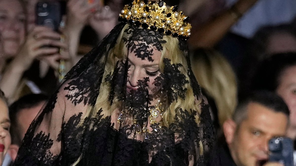 Madonna Shines at Milan Fashion Week Finale