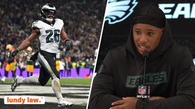 Saquon Barkley puts on a show in his Eagles debut