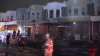 Crews battle early morning rowhome fire in Philadelphia's Tioga neighborhood