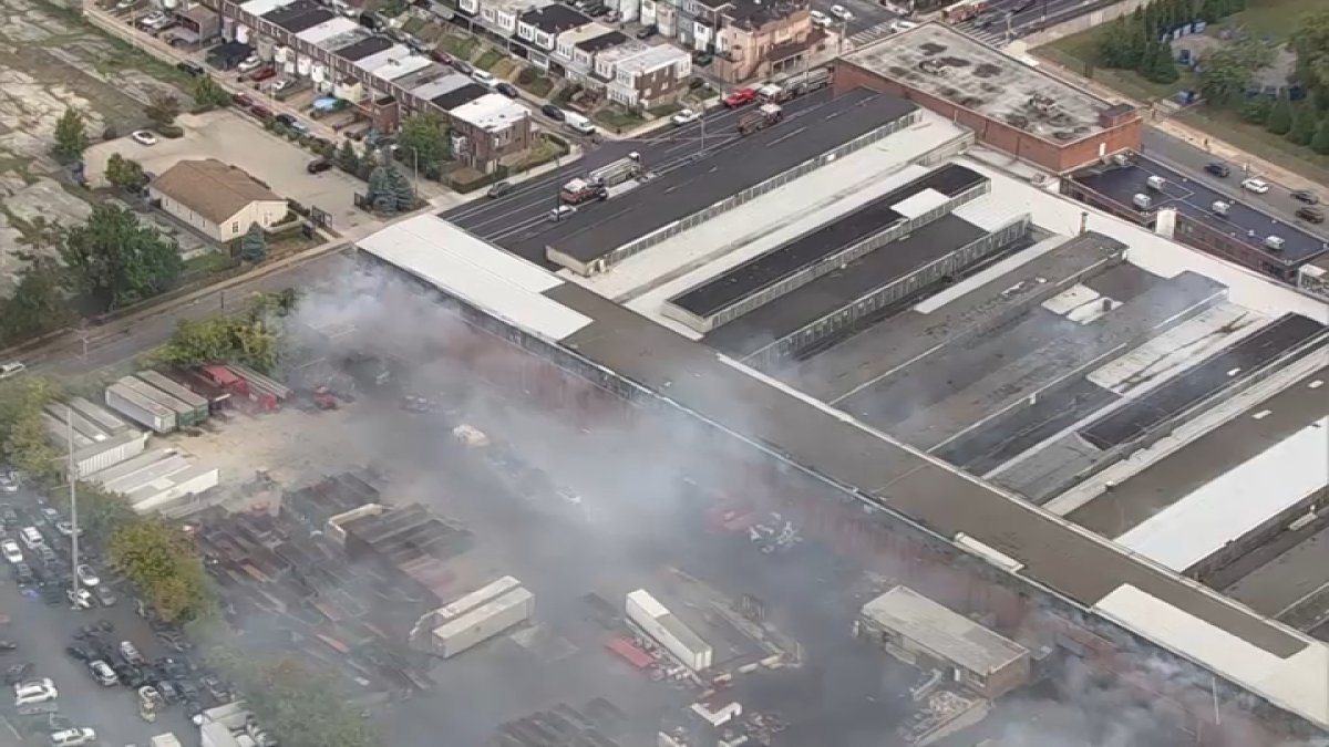 Fire at Philadelphia metal processing warehouse NBC10 Philadelphia