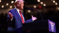 INDIANA, PENNSYLVANIA – SEPTEMBER 23: Republican presidential nominee, former U.S. President Donald Trump, speaks during a campaign rally on September 23, 2024 in Indiana, Pennsylvania. Trump is campaigning throughout western Pennsylvania today.  (Photo by Win McNamee/Getty Images)