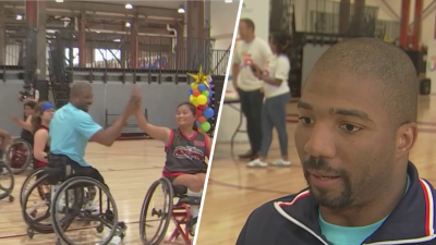 Paralympian medalist joined local co-ed wheelchair basketball team to raise awareness