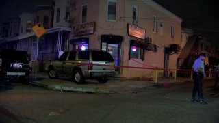 Red caution tape blocks off entrance to La Isla Bar.