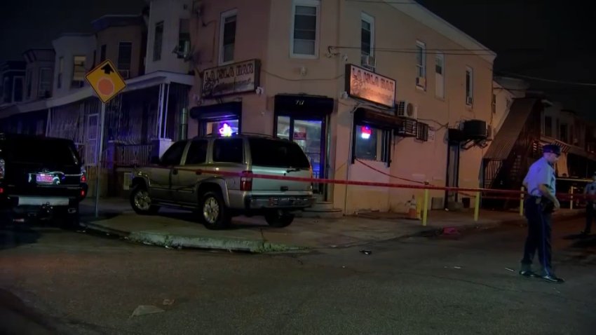 Red caution tape blocks off entrance to La Isla Bar.