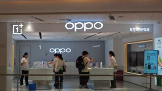 Chinese smartphone company Oppo ranks second in mainland China, and fourth worldwide, according to Canalys.