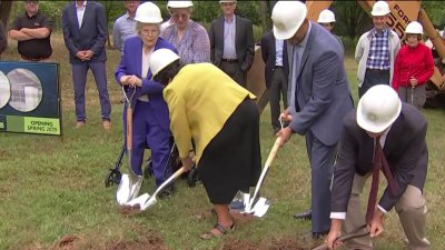 Groundbreaking held for new science lab at Morris Arboretum