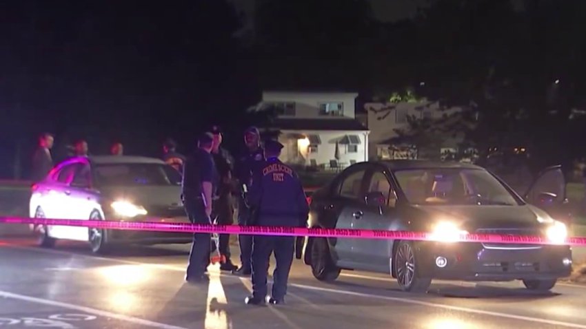 Police investigate after an off-duty officer was involved in a shooting in Northeast Philadelphia on Thursday evening.