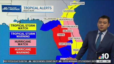 Tracking Milton as it moves toward Florida and nice fall conditions in Philly