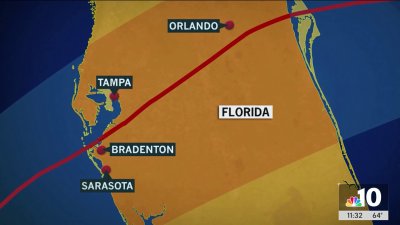 Rain falls on Florida ahead of Hurricane Milton making landfall