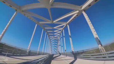 Delaware's Saint Georges Bridge reopens after massive renovation