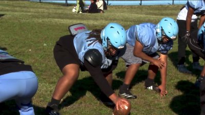 Twin sisters in NJ make history on the football field