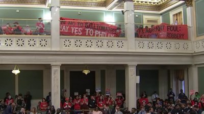 Anti-Sixers arena protestors interrupt Philadelphia City Council hearing