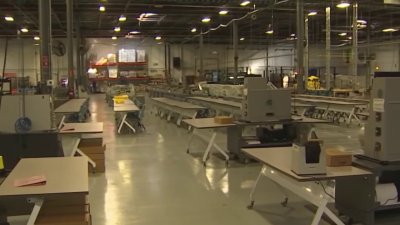 Inside look at a Philadelphia warehouse where mail-in ballots will be processed