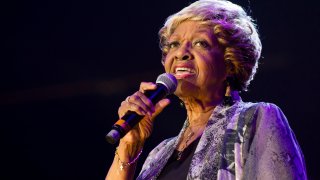 FILE – Cissy Houston performs during McDonald’s Gospelfest 2013 on May 11, 2013 in Newark, N.J.