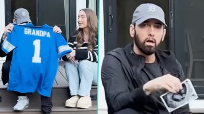 Eminem reacts to daughter Hailie Jade's pregnancy