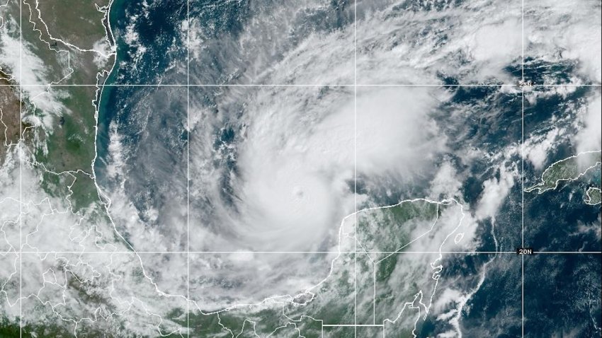 Data from an Air Force Reserve Hurricane Hunter aircraft indicate that Milton has strengthened to a category 5.