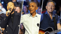 John Legend, Barack Obama, Bruce Springsteen