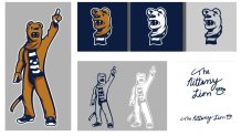 New Penn State Nittany Lion logos and signature