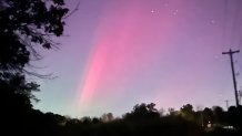 Northern Lights over Bath, Pa. on Oct. 11, 2024