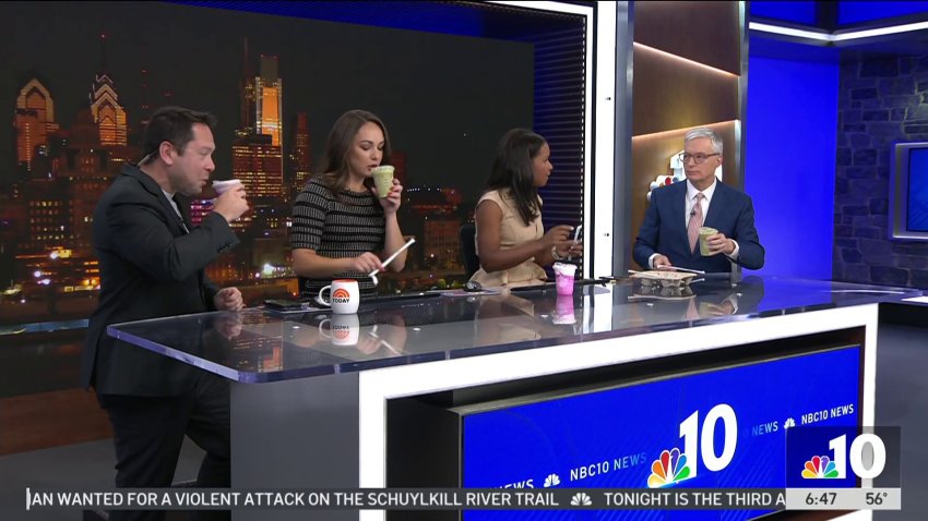 NBC10 morning team drinks "Wicked" Starbucks drinks