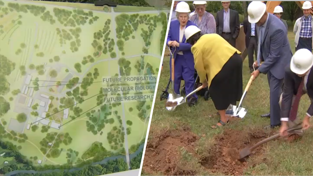 Construction is underway for new science lab at Morris Arboretum