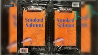 The lot number can be found in the upper righthand corner of the product packaging, as shown by the green rectangle in this photo shared by Acme Smoked Fish.