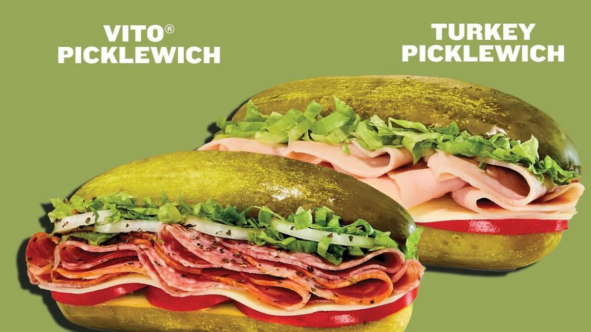 Jimmy John’s new sandwich has a giant pickle instead of bread – NBC10 ...