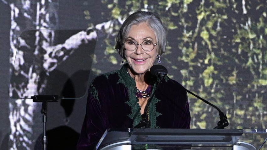 Alice Walton speaks onstage during the Getty Medal Dinner 2022 at Getty Center on October 03, 2022 in Los Angeles, California.