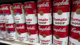 Cans of Campbell's soup