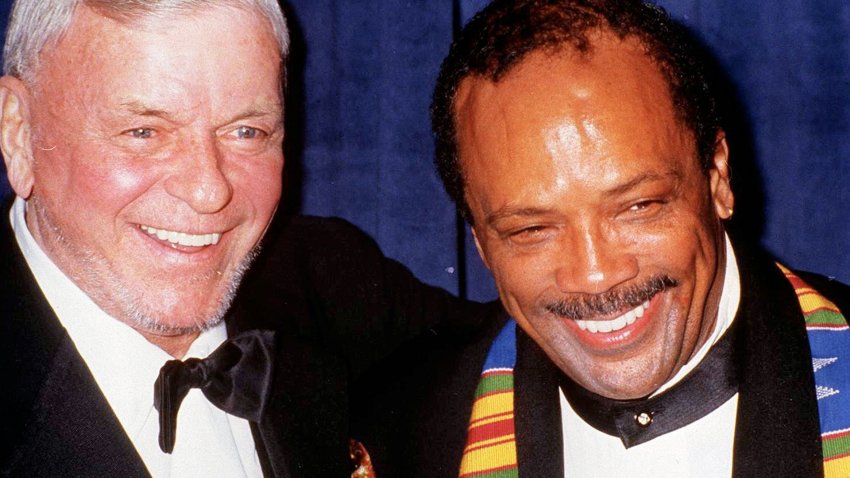 Quincy Jones and Frank Sinatra