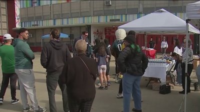 DJs, Swoop and snacks at South Philly polling location