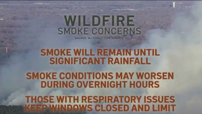 New Jersey wildfires fueling health concerns for residents