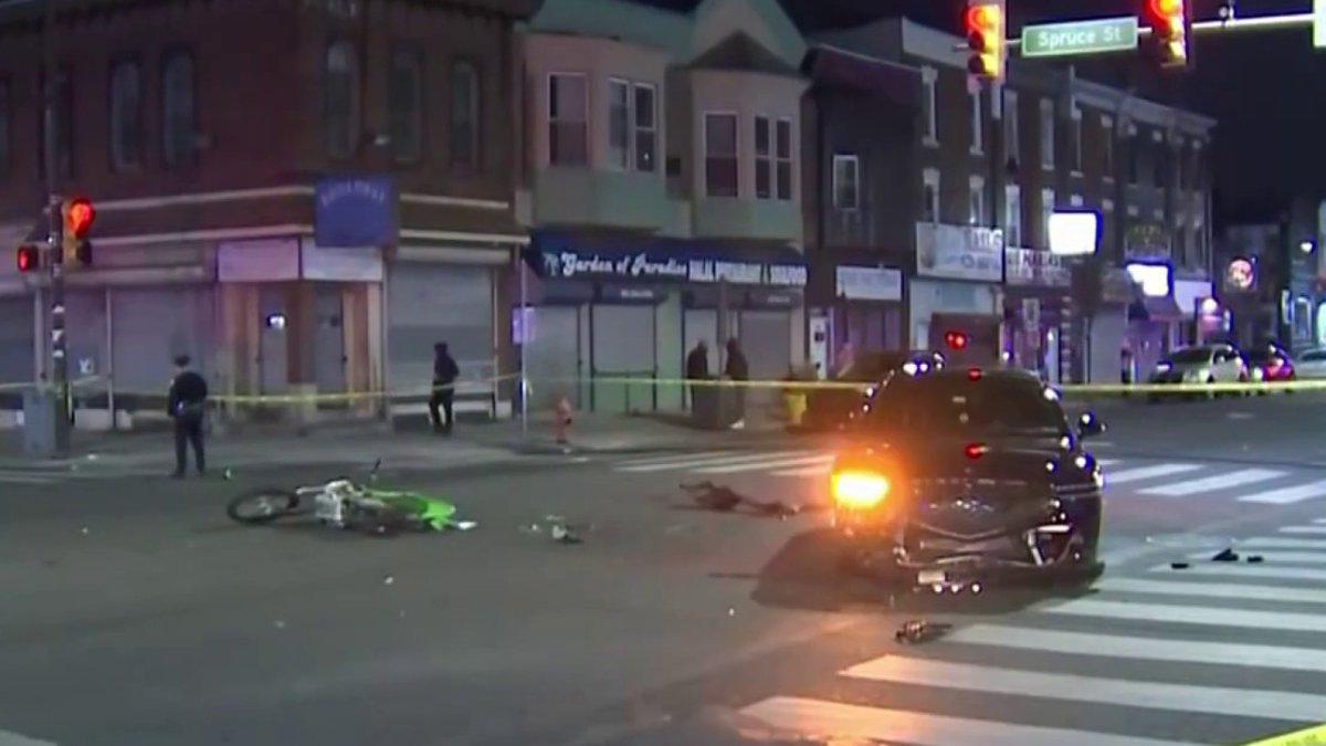 Dirt bike rider dies after being pinned under car – NBC10 Philadelphia