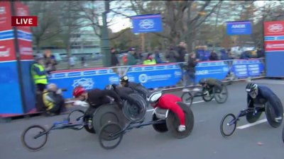 The Philadelphia Marathon is underway!