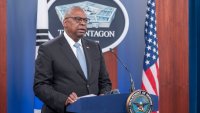 Defense Secretary Lloyd Austin speaks during a joint press briefing with South Korean Defense Minister Kim Yong Hyun at the Pentagon on Wednesday, Oct. 30, 2024 in Washington.