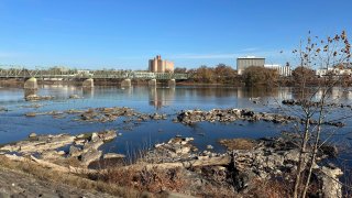 Delaware River overlooking Trenton, N.J