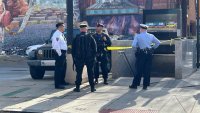 Police investigate after a person was shot on the Lombard-South platform for SEPTA's Broad Street Line on Tuesday, Nov. 19, 2024.