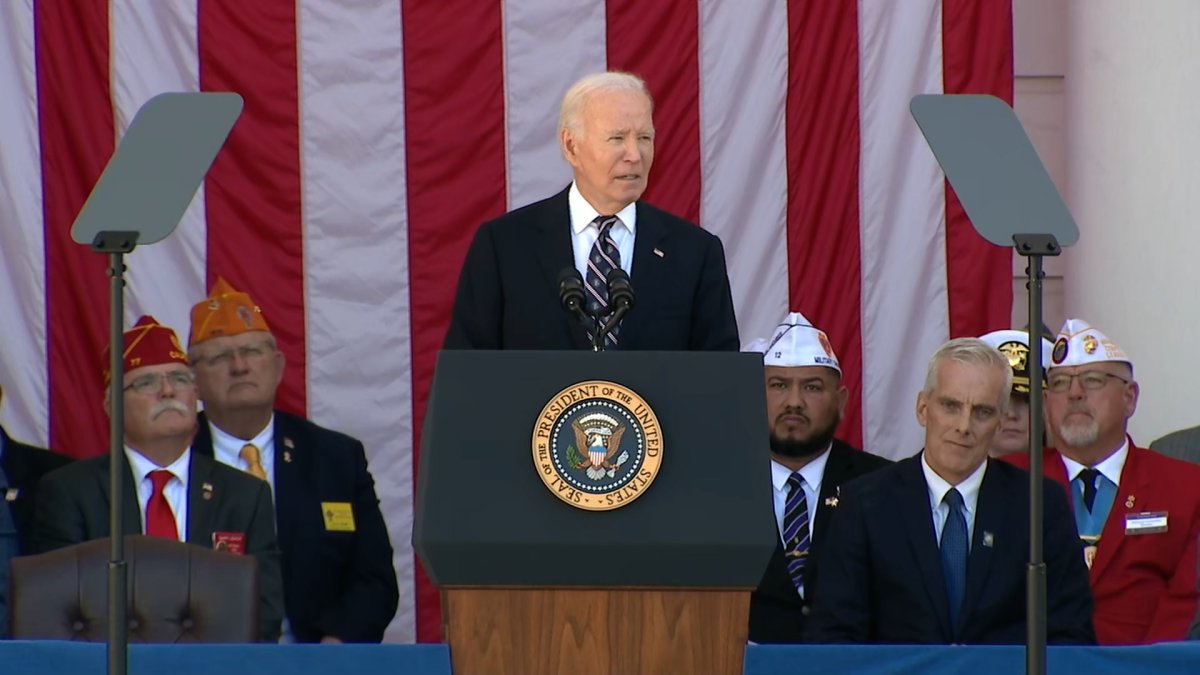 ‘Moment to come together as a nation’ Biden in final Veterans Day