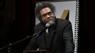 Cornel West at mic