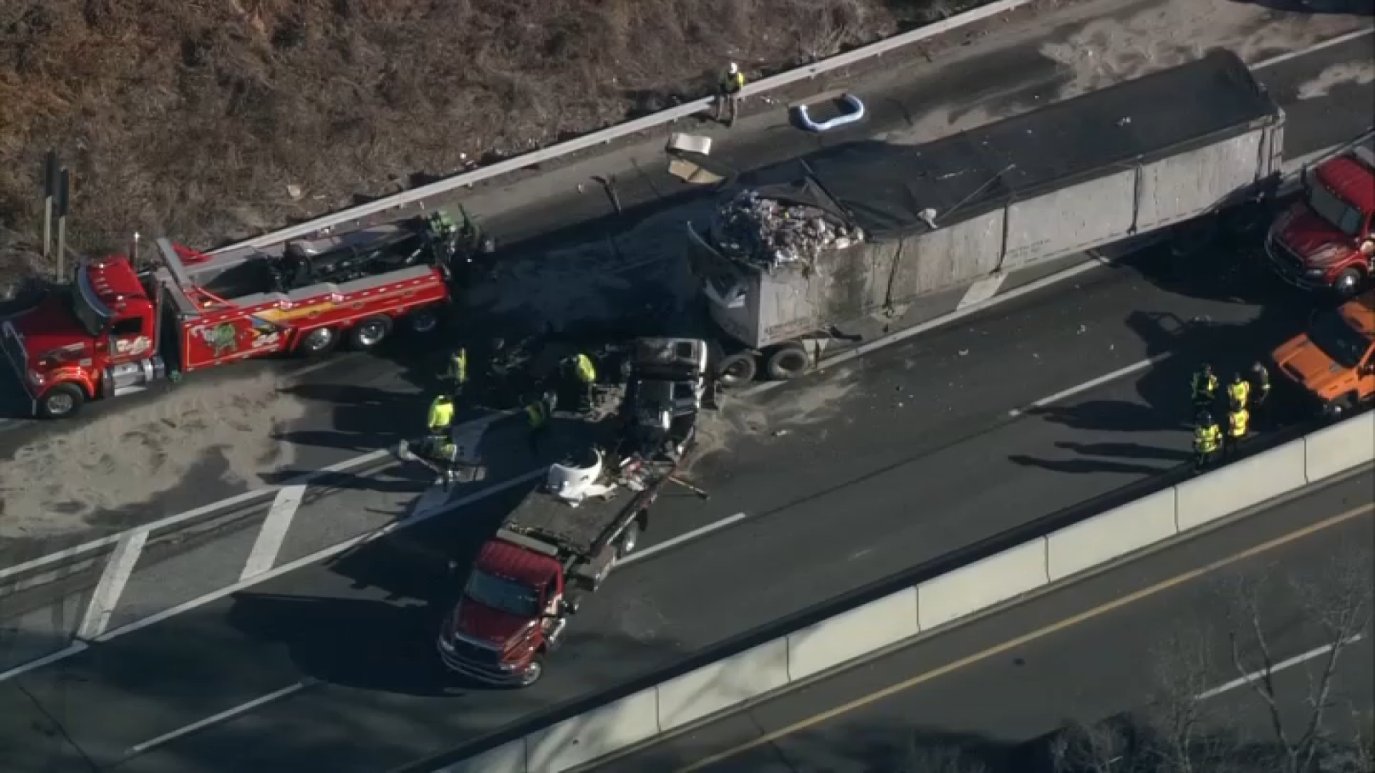 1 Hurt In Multi vehicle Crash Involving Truck On Pa Turnpike NBC10 1-hurt-in-multi-vehicle-crash-involving-truck-on-pa-turnpike-nbc10