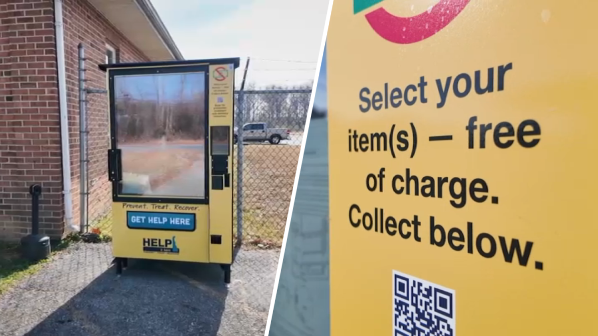 Delaware adds 5 free vending machines with lifesaving medicine, self-care items