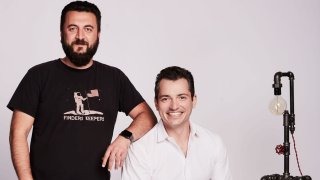 Vahe Kuzoyan, left, and Ara Mahdessian, the founders of ServiceTitan.