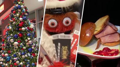 Festive food, ‘Gritty Claus': Philly's Wells Fargo Center is decked out for Holidays