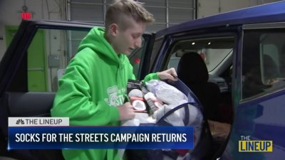 Teen keeping mission of collecting socks alive: The Lineup